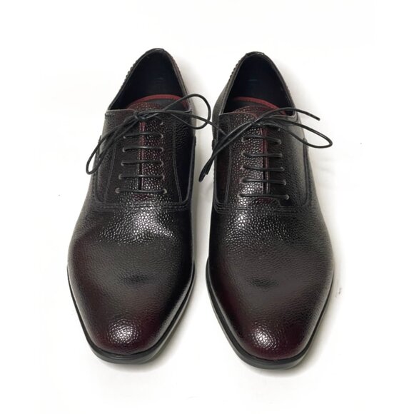 Fabi | Burgundy Lace Up Oxford Leather Dress Shoes main image 4
